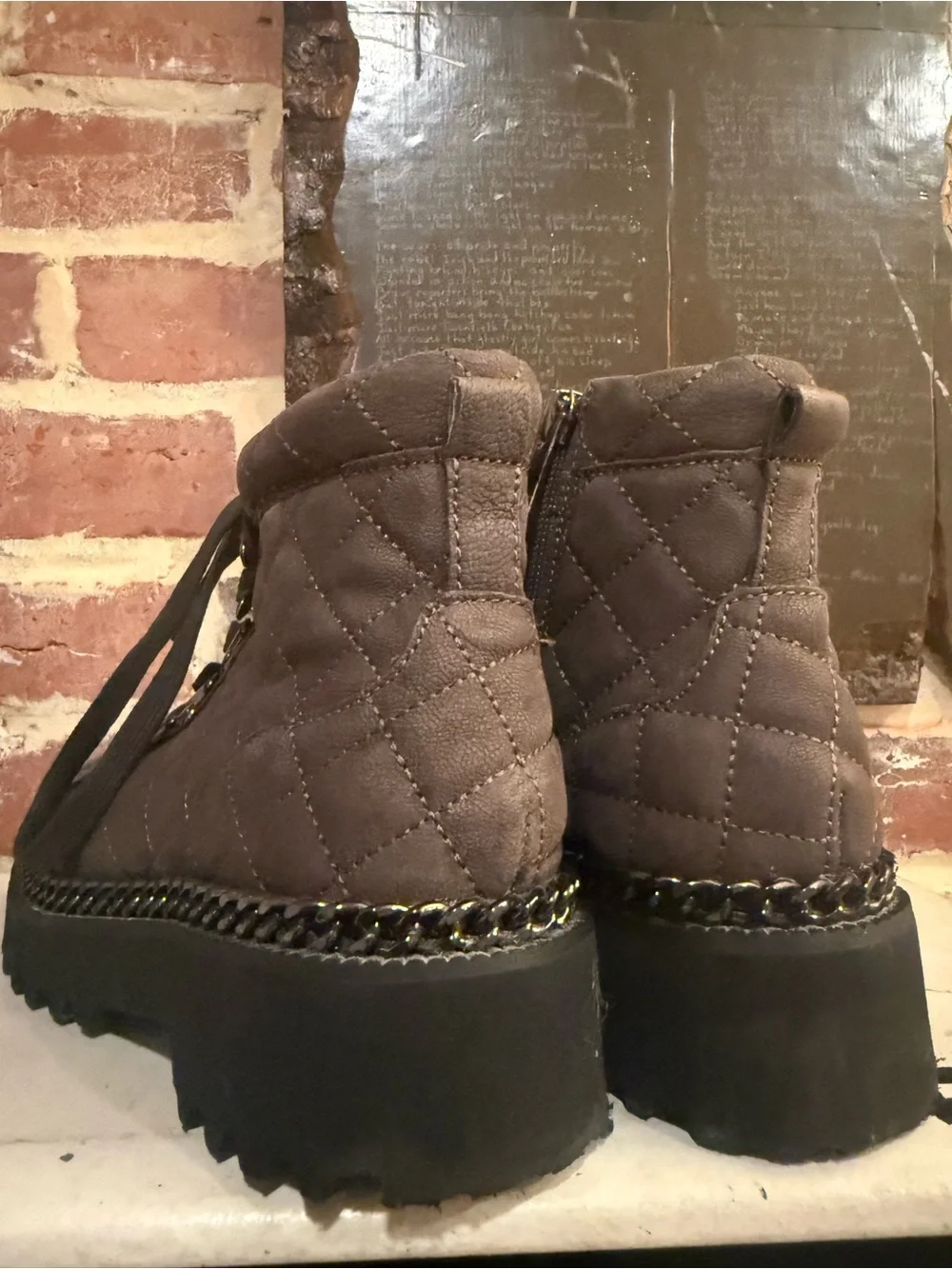 Vince Camuto Lightweight Ankle Boot Platform Lace-Up Boots